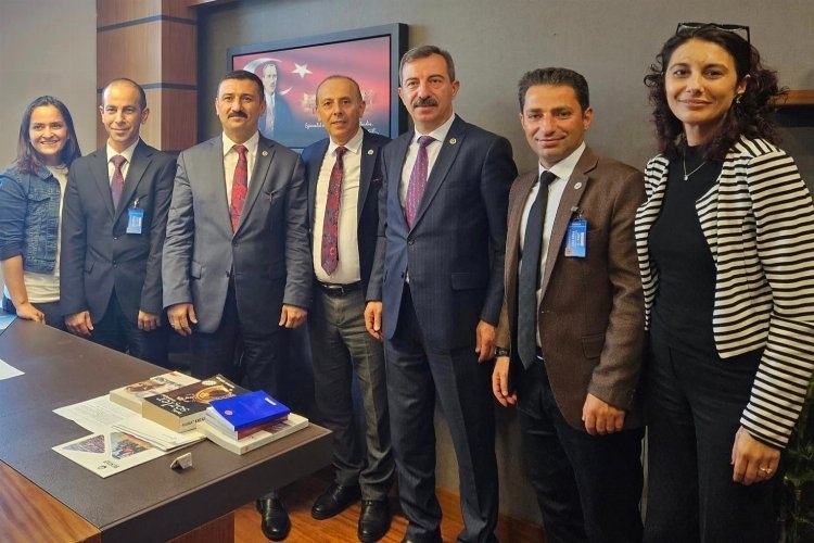 İYİ Partili Milletvekili Türkoğlu TÜSÇAD'ı kabul etti