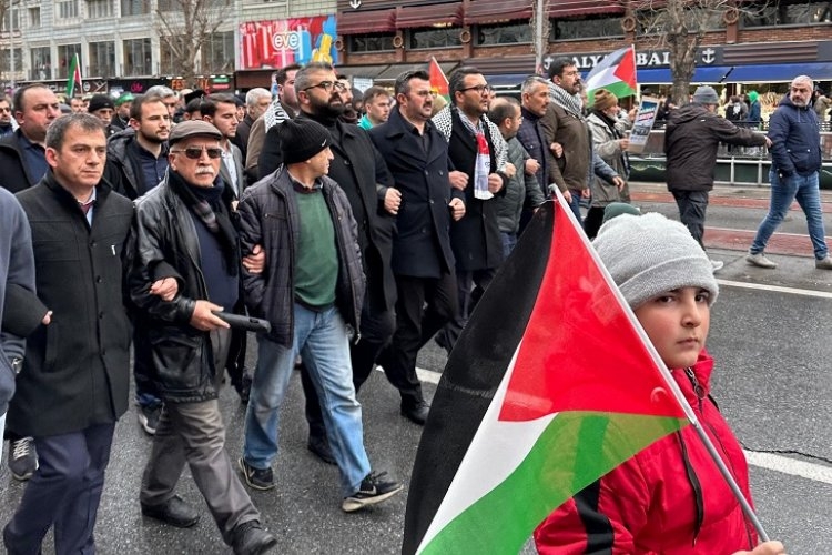AGD Kayseri'den 'Büyük Filistin' Yürüyüşü